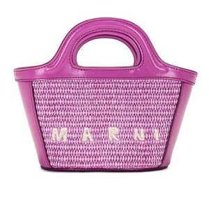Marni Pink Woven Women's Bag
